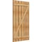 Ekena Millwork Spaced Board-n-Batten Shutters w/Z-Bar, Rough Sawn Western Red Cedar, 34 3/4W x 59H, PR RBS06Z35X059RWR - alternate 5